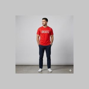 T-shirt Homme Oversize 100% Coton à Épaules Tombantes, Coupe Ample, Design Uni avec Logo Imprimé Personnalisé, Grande Taille - Product Image 4