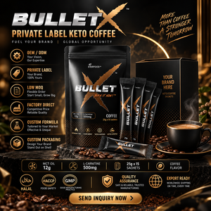 Café Instantané Amer Keto MCT Énergétique Faible en Sucre pour la Gestion du Poids Prémélange Fonctionnel OEM Marque Privée Malaisie - Product Image 6