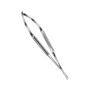 Ciseaux microscopiques Infinex Maestro Adventitia 14,5 cm à lames biseautées en acier inoxydable, outil chirurgical neurovasculaire réutilisable, vente en gros - Product Image 5