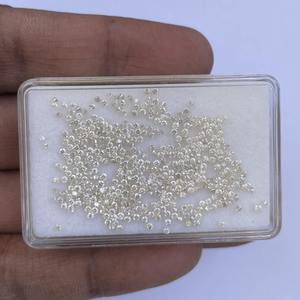 Piedras Sueltas de Diamante Blanco Natural, Corte Brillante, Tamaños Pequeños Variados, Certificadas por Terceros, Suministro de Joyería GRV - Product Image 3