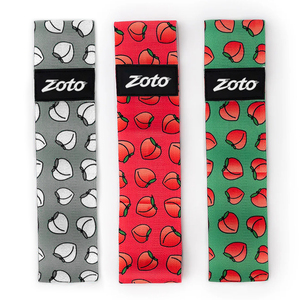 ZOTO Customizable Anti Slip Hip Resistance <b>Band</b> Sublimation Print Booty <b>Bands</b> for Fitness <b>Workout</b> Wholesale - Product Image 1
