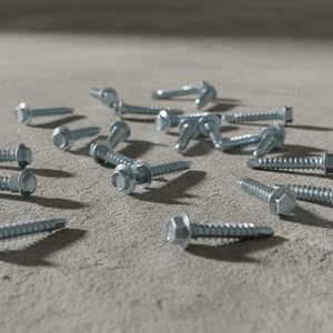 Hex Washer Head Drive Self Drilling TEK Point <b>Screws</b> Class 4.8/6.8 Coarse Thread Zinc Plated Carbon Steel Inch DIN/ANSI PDC - Product Image 1