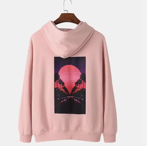 เสื้อฮู้ดผ้าเทอร์รี่โพลีเอสเตอร์/เรยอนคุณภาพสูง แบบสวมหัว ยูนิเซ็กซ์ สำหรับฤดูหนาว เป็นมิตรกับสิ่งแวดล้อม พร้อมบริการพิมพ์ลายตามสั่ง เสื้อฮู้ดผู้ชาย - Product Image 2