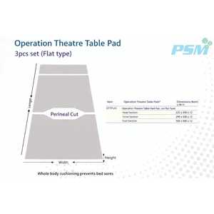 แผ่นรองโต๊ะผ่าตัดแบบแบน - Product Image 2