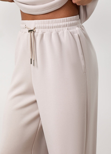 Pantalon évasé pour femme de haute qualité, coupe droite décontractée, taille mi-haute, nouvelle mode pour l'hiver - Product Image 2