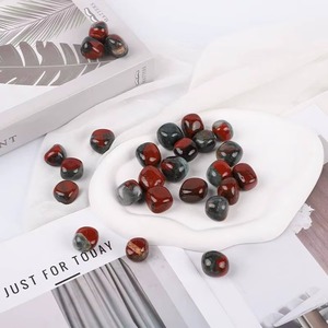 Vente en gros de cabochons en agate dendritique noire naturelle, pierre précieuse africaine de type Bloodstone, pour la fabrication de bijoux - Product Image 1
