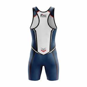 WIZE INTERNATIONAL Men's <b>Weightlifting</b> <b>Singlet</b> Sublimation Print Spandex Polyester Sweat-Wicking Gym Wear Adult Size - Product Image 2