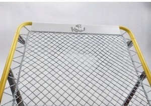 KLTW INT'L Yellow Foldable Steel Mesh Training <b>Net</b> with Adjustable Angle Design 32mm for Soccer Training - Product Image 6