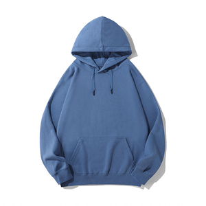 เสื้อฮู้ดดี้สีดำแบบยูนิเซ็กซ์ ทรงโอเวอร์ไซส์ สไตล์สตรีทแวร์ มีกระเป๋าจิงโจ้ ผ้าฟลีซ ใส่สบาย - Product Image 4