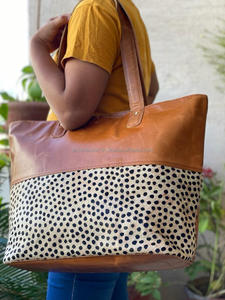 กระเป๋าสะพายหนังวัวแบบมีที่ปิดสำหรับผู้หญิงกระเป๋าสะพายขนาดใหญ่สำหรับผมหนังแท้แบบใหม่ - Product Image 3