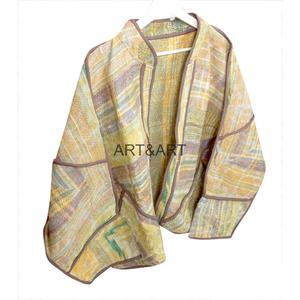 New Arrival Women's Designer <b>Kantha</b> <b>Jacket</b> Regular Multi Color Ethnic Style Women's Open Closure Vintage <b>Jackets</b> - Product Image 4