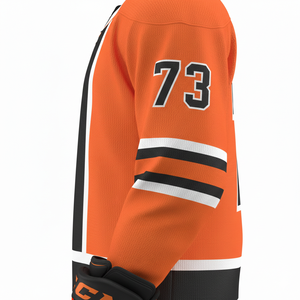Jersey de Hockey sobre Hielo Personalizado al por Mayor OEM |   Tela de malla transpirable |   Uniformes de Hockey con Logotipo Personalizado, Uniformes de Hockey sobre Hielo OEM - Product Image 6
