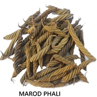 Hélicteres Isora séchées torsadées, non parfumées, matière végétale naturelle brute, Marod Fali pour la décoration et le pot-pourri
