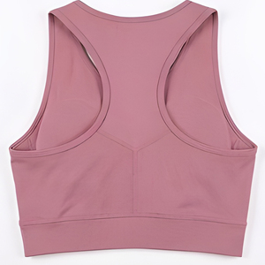 Custom Women Sports Bra Front High <b>Support</b> Breathable Quick Dry Anti-static Spandex/Nylon for Workout Fitness <b>Crop</b> <b>Top</b> OEM - Product Image 3
