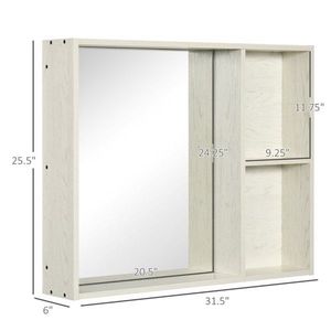 Nuovo Armadietto da Bagno a Parete con Anta a Specchio - Product Image 2