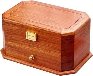 Caja de Almacenamiento de Joyas Rectangular de Madera Ecológica de Lujo para Mujer, Organizador de Joyas Hecho a Mano con Tallado Intrincado y Moderno - Product Image 5