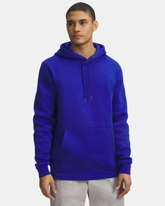 Sudadera con Capucha Azul Rey para Hombre, Corte Regular, Color Sólido, Cierre de Cremallera, Bolsillo Tipo Canguro, 100% Algodón, Transpirable, Estilo Casual Urbano - Product Image 4