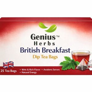 Bolsitas de Té Premium Británicas para el Desayuno, Mezcla de Hojas Concentradas de Hierbas Saludables para la Vitalidad, Suministro a Granel, Marca Privada, OEM Personalizado - Product Image 1