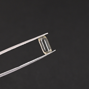 Pierre précieuse de qualité supérieure, citron hydro-givré créé en laboratoire, forme balle 8x4mm, 1.10 carats, pour bijoux - Product Image 2