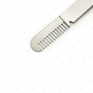 Stainless Steel Slant Tip Eyebrow Tweezers with Comb Sharp Brow Shaping Plucking Beauty Grooming <b>Tool</b> OEM - Product Image 4