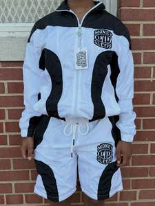 Men's Custom Windbreaker 3M Reflective Nylon Pullover Hoodie Track <b>Pants</b> Solid Joggers Sweatpants Reflective Sets Available - Product Image 1