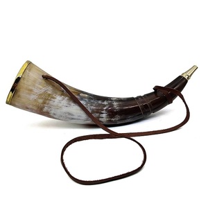 Custom Size Top Selling Eco-Friendly Polished Organic Material Viking Drinking Horn Handmade for <b>Beer</b> Drinking Home Decoration - Product Image 1