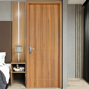 Nouveau Design Texture Simple pour Intérieur En Bois WPC Porte Étanche Composite Pour Chambre Cuisine Hôtel - Product Image 1
