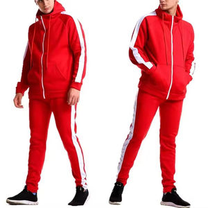 Winter 100% Cotton Anti-UV Solid Lightweight Track Suit Men 180g Fabric Weight Digital Printing Embroidery Casual Customized - Product Image 3