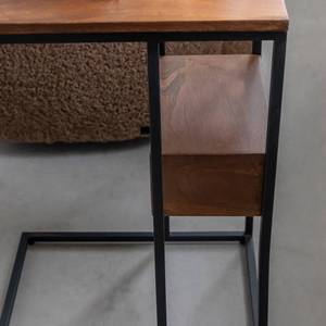 Table d'appoint Vandana Lyra Optima en bois de manguier et métal - Product Image 3