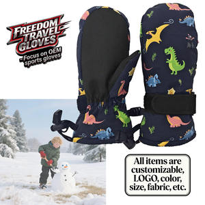 Guantes de Invierno para Niños, Ecológicos, Personalizados de Fábrica, Impermeables, Cálidos, Térmicos, Brillantes en la Oscuridad, Duraderos, para la Nieve - Product Image 3