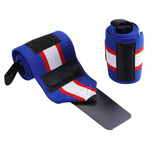 Durable Elastic Weightlifting Wrist Wraps for Strength Training Powerlifting Professional Gym Support Gear <b>Tool</b> - Product Image 6
