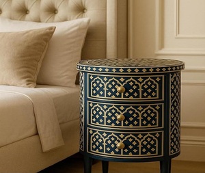 Table console moderne sur mesure en os incrusté, artisanale et haut de gamme, pour chambre à coucher et appartement, par f s International, de l'Uttar Pradesh - Product Image 1