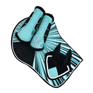 Almohadilla de Silla de Montar Personalizada OEM, Duradera, Transpirable, Antideslizante, Cómoda Manta de Silla de Montar Ecuestre para Entrenamiento - Product Image 2