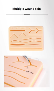 Kit Completo Premium para Práctica de Sutura, Almohadilla de Silicona, Set de Entrenamiento de Sutura, Herramientas Quirúrgicas, Aprendizaje de Habilidades Médicas, Equipo Reutilizable - Product Image 3