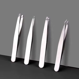 Pinzas para Pestañas de Acero Inoxidable con Punta Suave, Herramienta de Precisión para Aplicación de Pestañas - Product Image 4