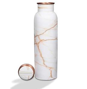 Botella de Agua de Cobre con Estampado Floral de Flores de Lavanda, Reutilizable, a Prueba de Fugas, Decorativa, para Hidratación, Viajes, Regalo - Product Image 5