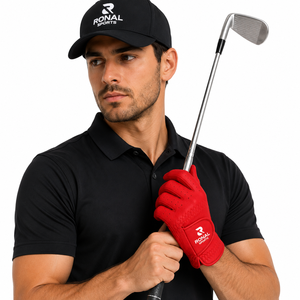 High Quality Men Golf <b>Gloves</b> <b>Leather</b> Durable Comfortable Fit Anti Slip Grip For Training Practice And Tournament Play - Product Image 4