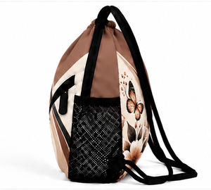 Sac à dos léger et imperméable avec cordon de serrage pour le sport, la gym, les voyages, l'école et les événements – Unisexe et tendance pour le rangement - Product Image 3
