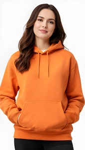 เสื้อฮู้ดดี้พรีเมียม 350 GSM ผ้าฟลีซหนานุ่ม ไซส์ใหญ่พิเศษ  รับสกรีนแบรนด์ สตรีทแวร์ สำหรับฤดูหนาว ขายส่งจำนวนมาก - Product Image 5