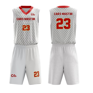 Dernières tendances en matière d'uniformes de basket-ball en gros, imprimés, couleurs et logo personnalisés, séchage rapide, respirant, 100% polyester, design élégant - Product Image 3