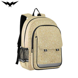 Mochila Brillante para Niñas, Bolsa Escolar Impermeable con Cierre de Cremallera y Logotipo Personalizado para Estudiantes - Product Image 1