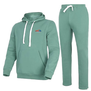Vêtements décontractés pour l'hiver, ensembles de survêtements en polaire chauds pour hommes, ensemble deux pièces en polaire, survêtement de jogging pour hommes - Product Image 1