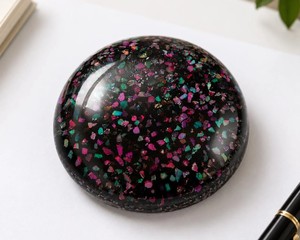Opale de feu double, grande, créée en laboratoire, 800 carats, cabochon fantaisie, pierre précieuse en vrac, objet de collection, décoration intérieure, cadeau pour la fabrication de bijoux - Product Image 4