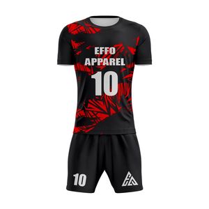 Vêtements de football imprimés numériquement, personnalisables avec votre propre logo, ensembles d'uniformes de football, prix de gros, uniformes de football pour hommes - Product Image 6
