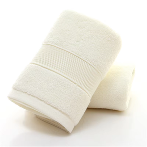 Ensemble de serviettes de bain avec logo personnalisé, grande taille, design tendance 2026, couleur unie - Product Image 1