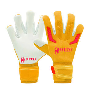 Gants de gardien de but de football rose sur mesure avec latex allemand de 4 mm, découpe hybride, injection de caoutchouc en latex allemand - Product Image 5