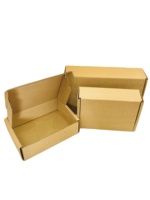 Boîte en carton ondulé auto-érectible personnalisable OEM en matériaux recyclés, impression offset pour l'emballage des patates douces, transport aérien et maritime