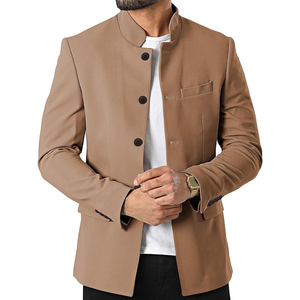 Chaqueta Tradicional Alpina para Hombre, Chaqueta Bávara Janker con Cuello Alto, Chaqueta Formal para Bodas y Oktoberfest Alemanas - Product Image 4