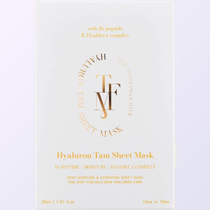 แผ่นมาส์กหน้าไฮยาลูรอน แทปอมิ ไฮยาลูรอน แทม ชีท มาส์ก 10 แผ่น ผลิตในเกาหลี ด้วยกรดไฮยาลูโรนิก สำหรับการดูแลผิวแบบเกาหลี (K-Beauty) - Product Image 3
