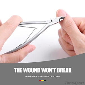 Tijeras para Cutículas de Acero Inoxidable Curvadas de Alta Calidad al por Mayor, Cortaúñas Afilado con Abertura de Mandíbula Ancha para Dedos - Product Image 2